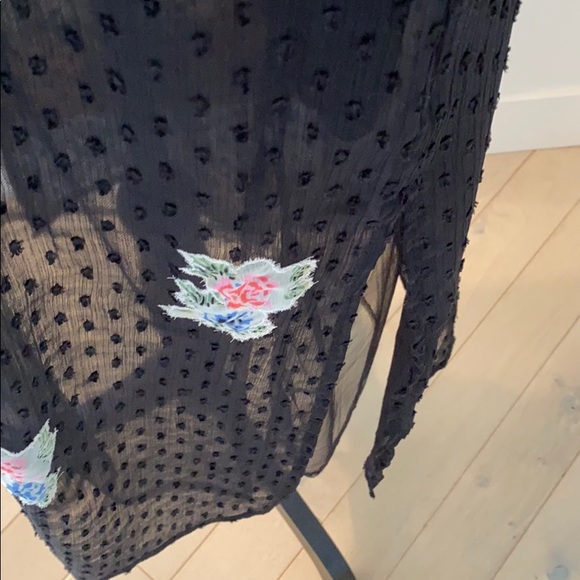 River Island Sexy Long Filmy Robe - Picture 6 of 6